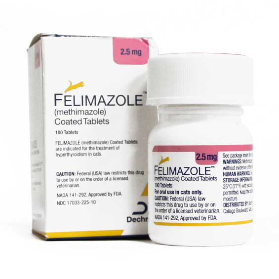 Felimazole Thyroid Medication for Cats Pure Life Pharmacy Alabama