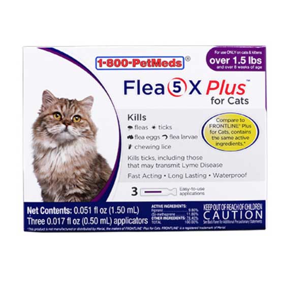 flea-5x-plus-flea-treatment-for-cats-pure-life-pharmacy-foley-alabama-cat-medications