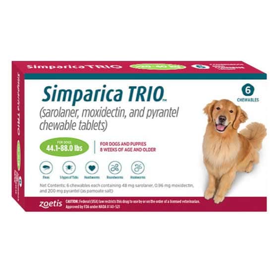 Simparica Trio heartworm flea tick For Dogs Penny Paws Atelier yuwa 