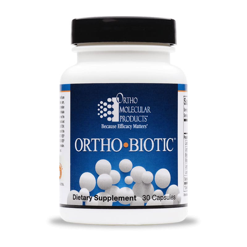 bottle of Orthobiotic 30 ct. from Orthomolecular Products