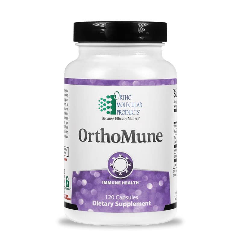 bottle of OrthoMune from Orthomolecular Products
