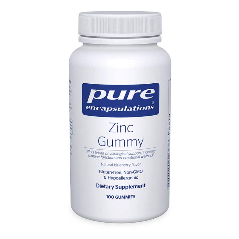 Bottle of Zinc Gummies from Pure Encapsulations