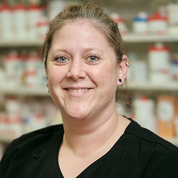 portrait of chrystal welch, pharmacy technician at Pure Life Pharmacy